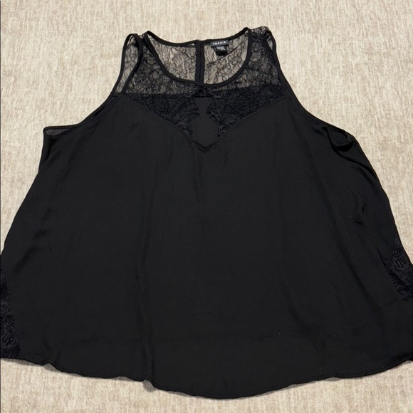 Torrid sz 3 3x 22/24 Lace halter tank tunic flowy sexy - Picture 1 of 6